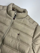 Jaqueta Puffer Tommy Hilfiger Importada - Bege