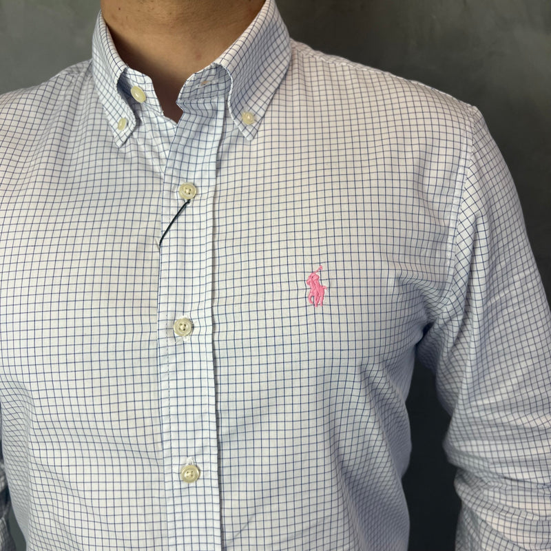 Camisa Social BR/RS Polo Ralph Lauren Oxford - Xadrez