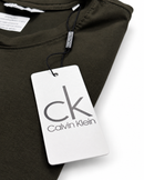 Camiseta Calvin Klein - Verde Militar - Algodão Egípcio