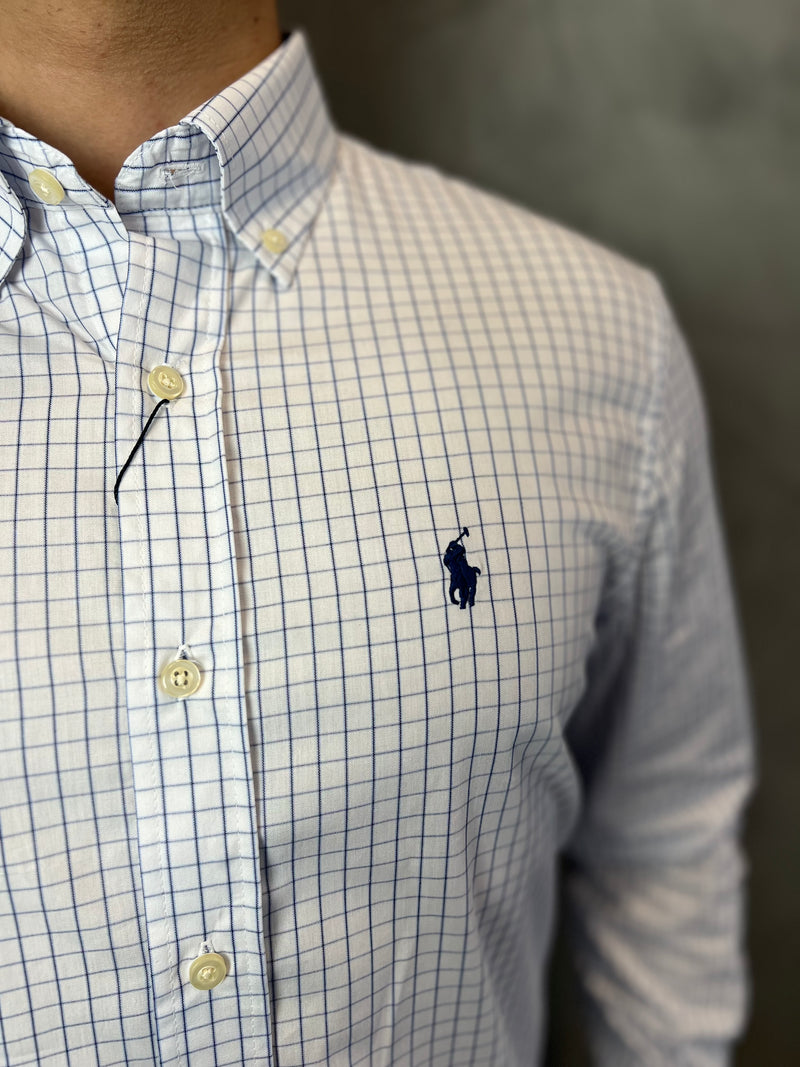 Camisa Social BR/MR Polo Ralph Lauren Oxford - Xadrez