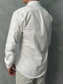 Camisa Social Polo Ralph Lauren Oxford - Branca