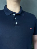 Camisa Gola Polo Enzo Milano - Azul Marinho