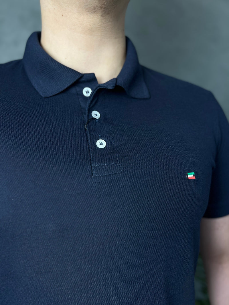 Camisa Gola Polo Enzo Milano - Azul Marinho