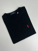 Camiseta Polo Ralph Lauren - Preta  - Algodão Egípcio