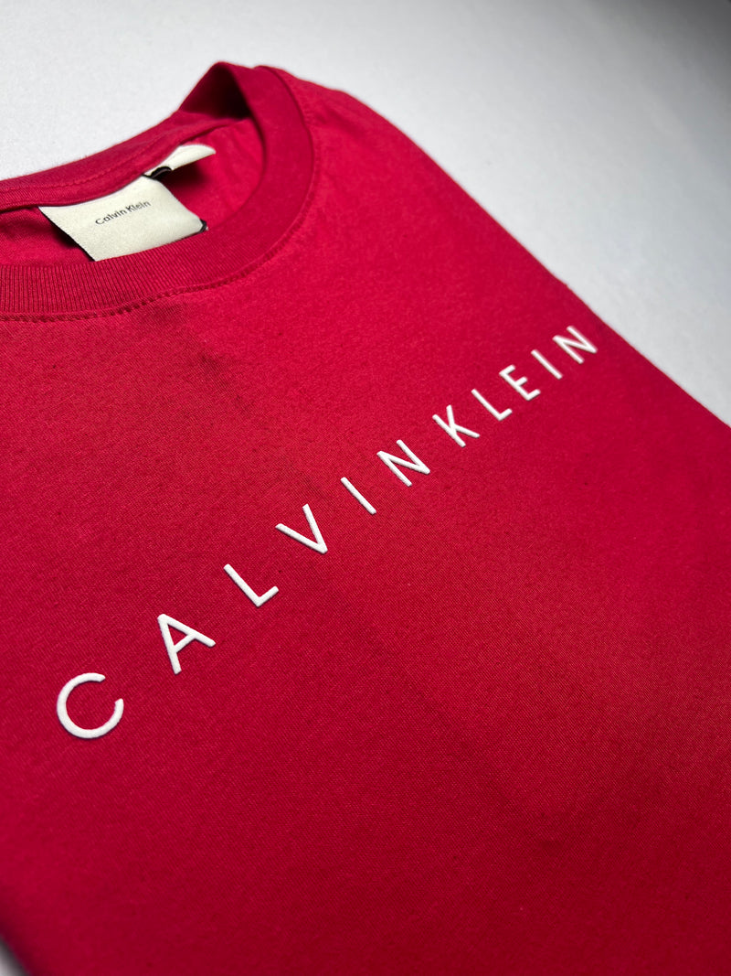 Camiseta Calvin Klein - Vermelha - Seda Pima