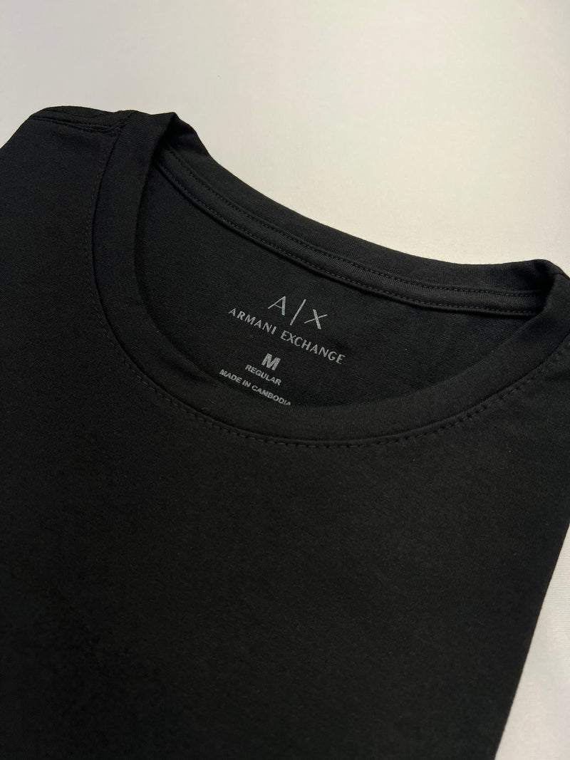 Camiseta Armani Exchange - Preta - Algodão Egípcio