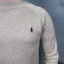 Suéter Polo Ralph Lauren Importado Gola Média  - Bege