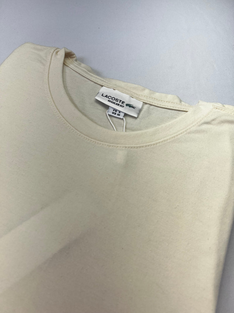 Camiseta Lacoste - Off White - Algodão Egípicio