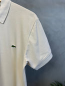Camisa Gola Polo Lacoste - Off White