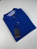 Camisa Gola Polo Plus Size Tommy Hilfiger - Azul Royal