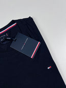 Camiseta Tommy Hilfiger - Preta - Seda Pima