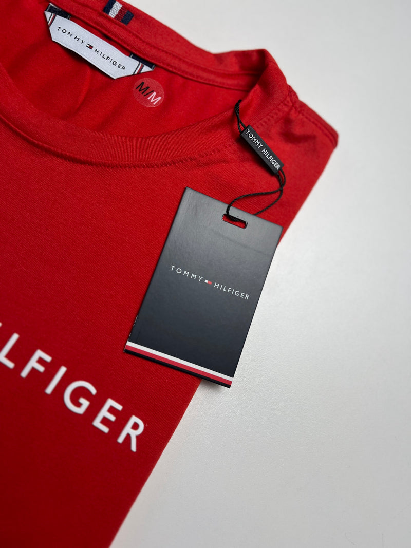 Camiseta Tommy Hilfiger - Vermelha - Algodão Egípcio