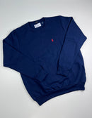 Moletom Polo Ralph S/Capuz - Azul Marinho