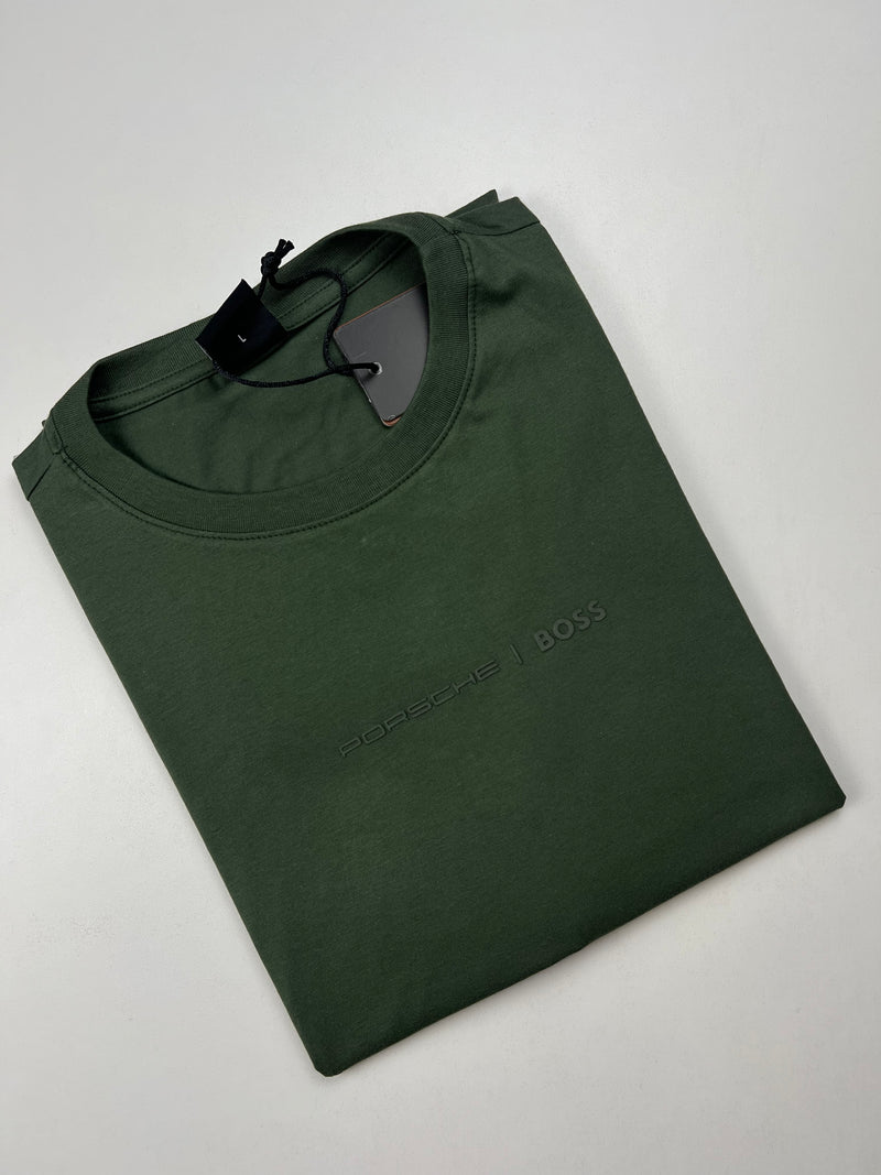 Camiseta Porsche Boss - Verde - Seda Pima