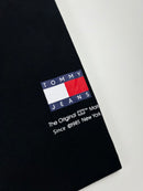 Camiseta Tommy Jeans - Preta - Seda Pima