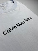 Camiseta Calvin Klein - Branca - Seda Pima