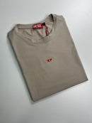 Camiseta Diesel - Bege - Algodão Egípcio