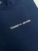 Camiseta Tommy Jeans - Azul Marinho - Algodão Egípcio