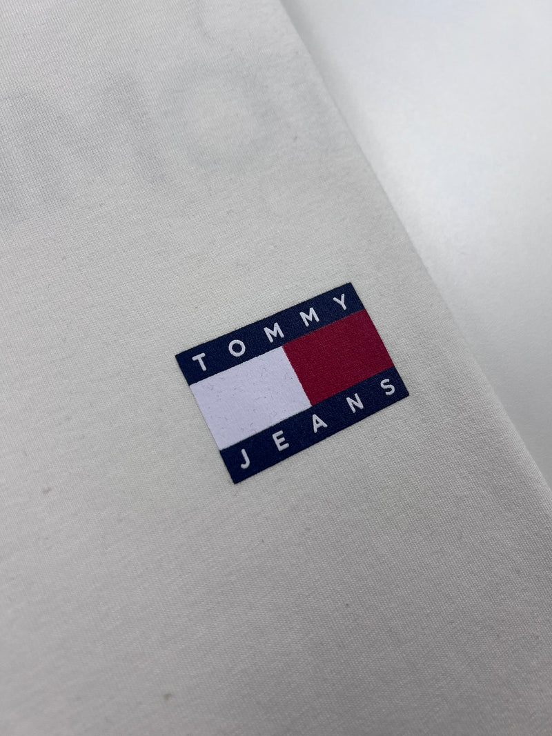 Camiseta Tommy Jeans - Off White - Pima Strech