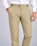 Calça Alfaiataria co2 - Bege / Com Regulagem