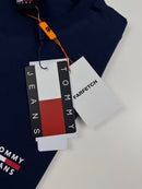 Camiseta Tommy Jeans  - Azul Marinho - Pima Chinese