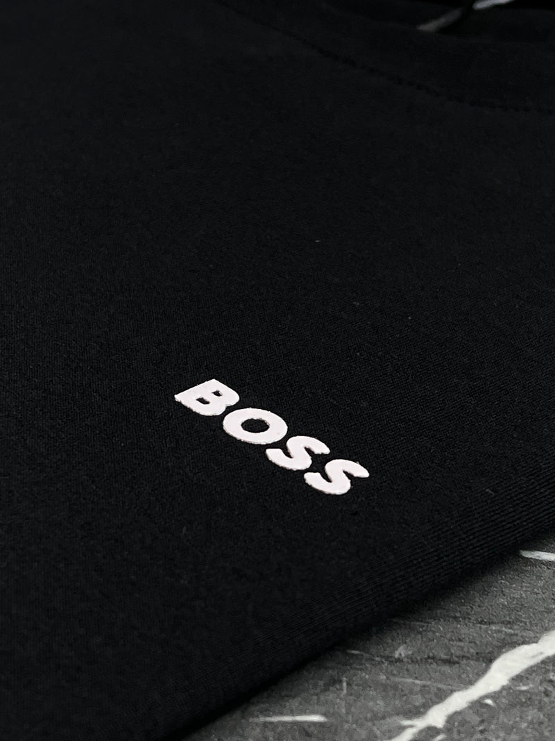 Camiseta Hugo Boss - Preta - Seda Pima