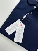 Camisa Gola Polo Lacoste Monocromática - Azul Marinho