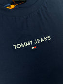 Camiseta Tommy Jeans - Azul Marinho - Seda Pima