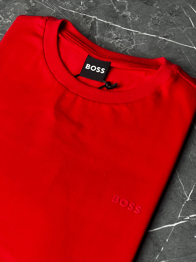 Camiseta Hugo Boss - Vermelha - Pima Stretch