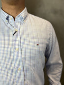 Camisa Social BR/AZ Tommy Hilfiger Oxford - Xadrez