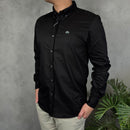 Camisa Social Lacoste - Preta