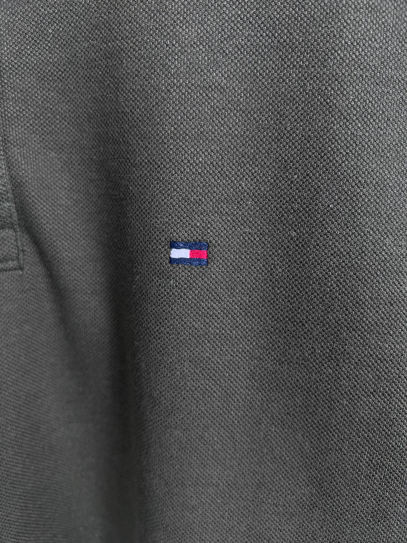 Camisa Gola Polo Tommy Hilfiger - Verde Militar