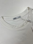 Camiseta Zara  - Branca - Importada