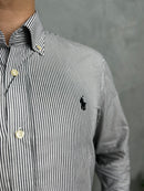 Camisa Social Polo Ralph Lauren Oxford - Listrada Preta