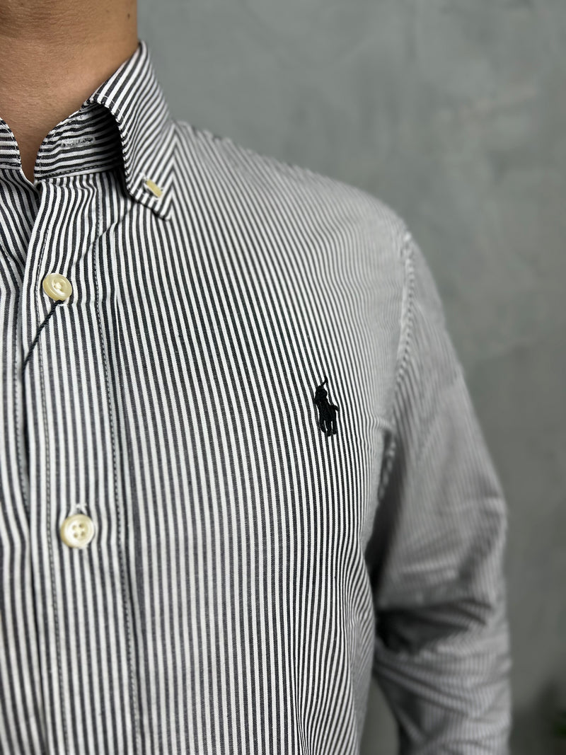 Camisa Social Polo Ralph Lauren Oxford - Listrada Branca