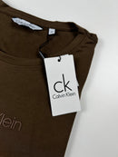 Camiseta Calvin Klein - Marrom - Algodão Egípcio