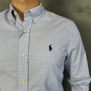 Camisa Social Polo Ralph Lauren Oxford - Xadrez BR/AZ