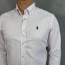 Camisa Social Polo Ralph Lauren Oxford - Xadrez Br/Rs
