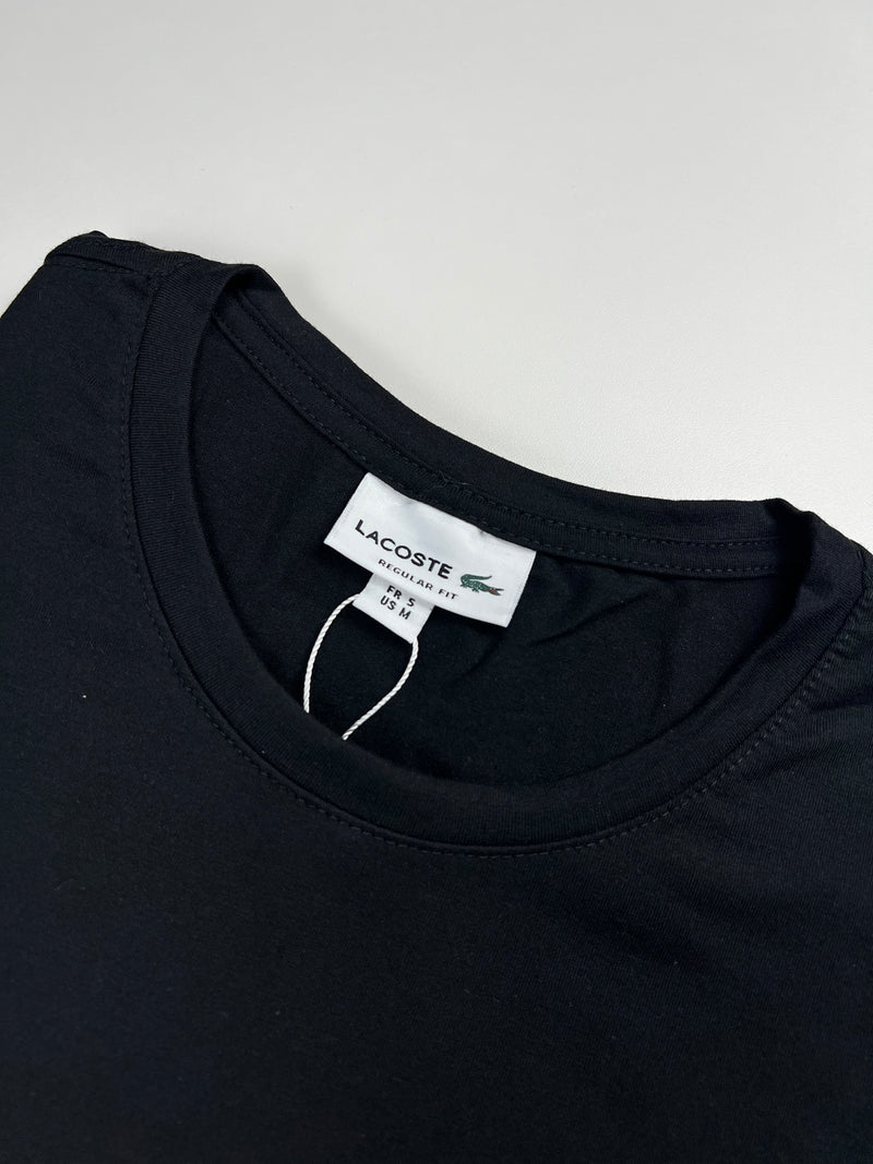 Camiseta Lacoste - Preta - Algodão Egípicio