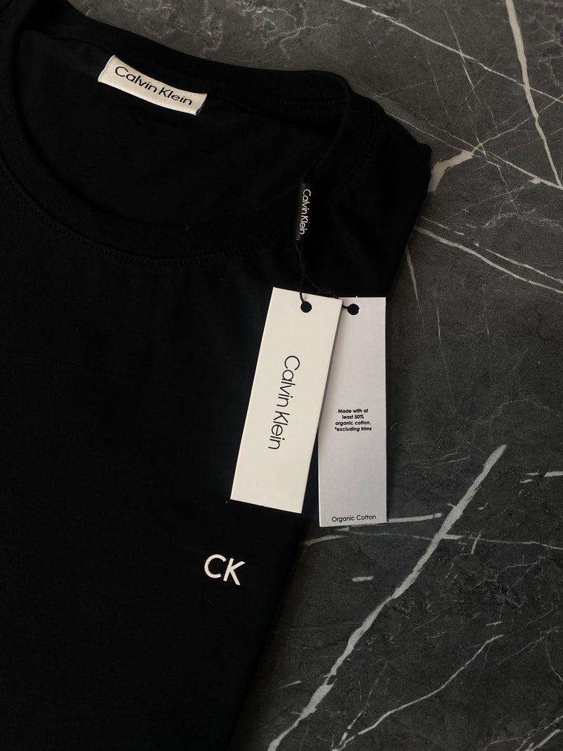 Camiseta Calvin Klein  - Preta - Seda Pima