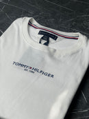Camiseta Tommy Hilfiger - Branca - Seda Pima