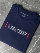 Camiseta Tommy Hilfiger - Azul Marinho - Seda Pima