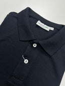 Camisa Gola Polo Plus Size Lacoste  - Preta Monocromática