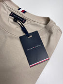 Camiseta Tommy Hilfiger - Bege - Pima Chinese