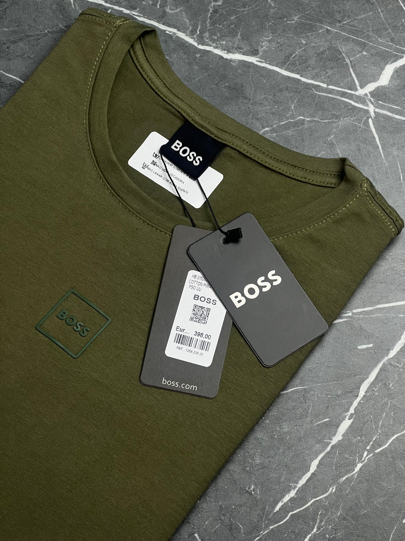 Camiseta Hugo Boss - Verde - Algodão Egipicio