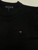 Suéter Tommy Hilfiger Importado Gola Redonda  - Preto
