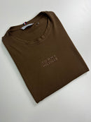 Camiseta Tommy Hilfiger - Marrom - Algodão Egípcio
