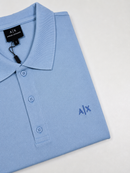 Camisa Gola Polo Armani Exchange   - Azul Bebê