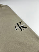 Camiseta Calvin Klein - Bege -  Pima Chinese Soft Touch