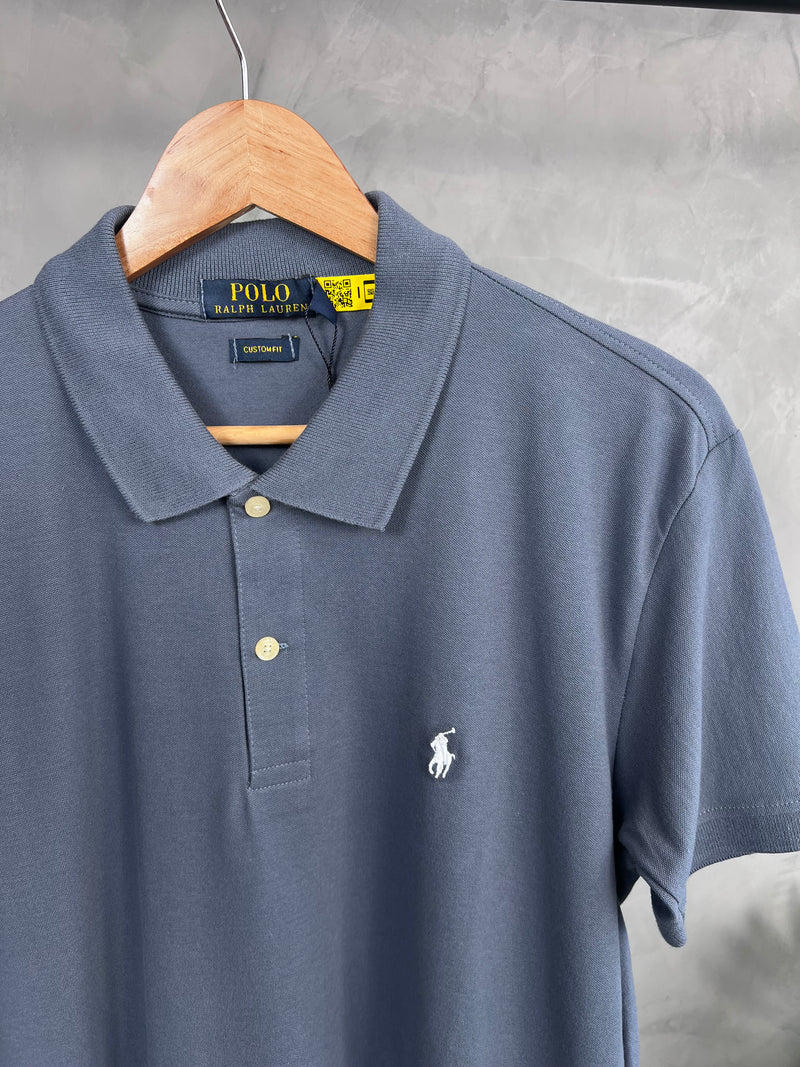 Camisa Gola Polo / Polo Ralph Lauren - Cinza